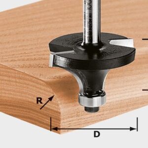 Festool Fresa para redondear HW S8 D28,7/R8 KL