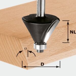 Festool Fresa de bisel HW S8 D36/45°