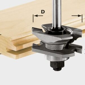 Festool Fresa de perfiles y de ranuras HW S8 D46 x D12-NT