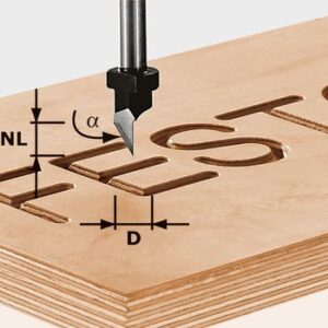 Festool Fresa de rotulación HS S8 D11/60°