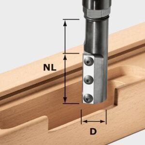 Festool Placas reversibles de fresa de ranuras HW KN D24/50 WP/K