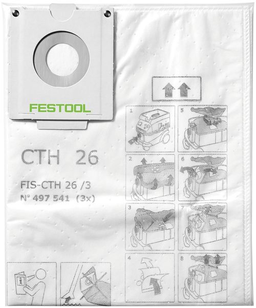Festool Bolsa de filtro de seguridad FIS-CTH 26/3
