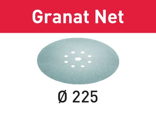 Festool Abrasivo de malla STF D225 P240 GR NET/25 Granat Net