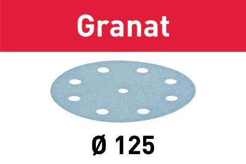 Festool Disco de lijar STF D125/8 P180 GR/10 Granat
