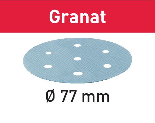 Festool Disco de lijar STF D77/6 P120 GR/50 Granat