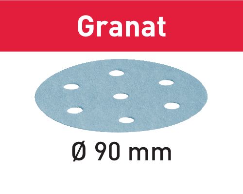 Festool Disco de lijar STF D90/6 P120 GR/100 Granat