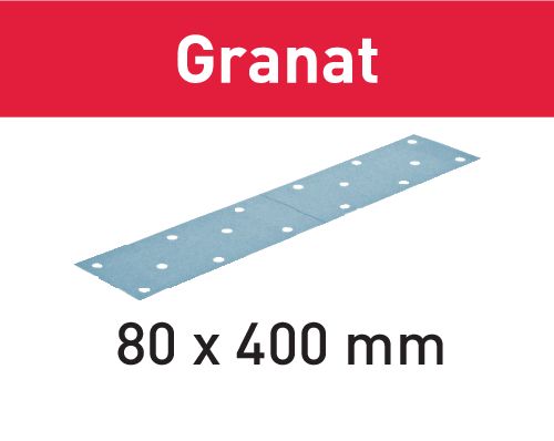 Festool Hoja de lijar STF 80X400 P100 GR/50 Granat