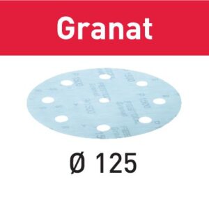 Festool Disco de lijar STF D125/8 P1200 GR/50 Granat