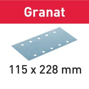 Festool Hoja de lijar STF 115X228 P220 GR/100 Granat